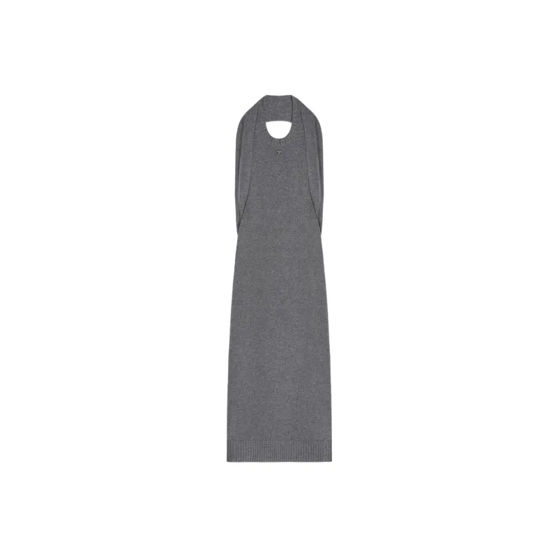 COURREGES Over The Shoulder Drape Dress-0