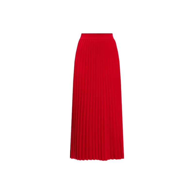 Balenciaga Casual Long Skirts Regular Fit Women's Red-0