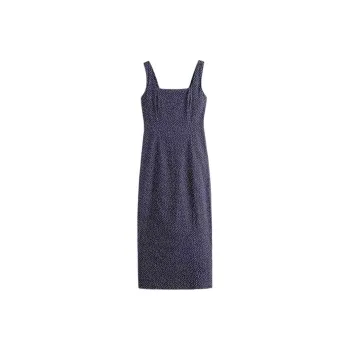 Abercrombie＆Fitch Slip Dress Women's Marine Blue