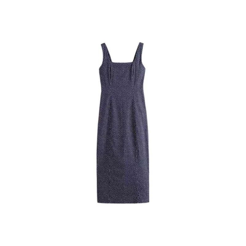 Abercrombie＆Fitch Slip Dress Women's Marine Blue-0