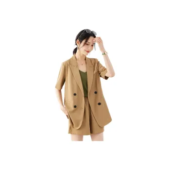 TERRE BLEUE Casual Suit Women's Khaki