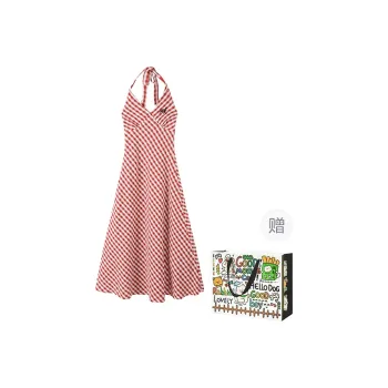 ZVJH Slip Dresses Women's Red