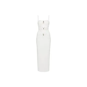 Christopher Esber Pierced Orbit Maxi Dress