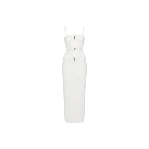 Christopher Esber Pierced Orbit Maxi Dress