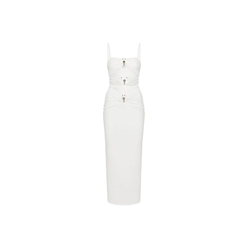 Christopher Esber Pierced Orbit Maxi Dress-0