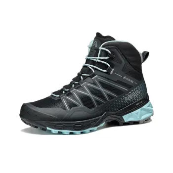 ASOLO Cushioning Slip Resistant Mid Top Hiking Shoes Women's Black