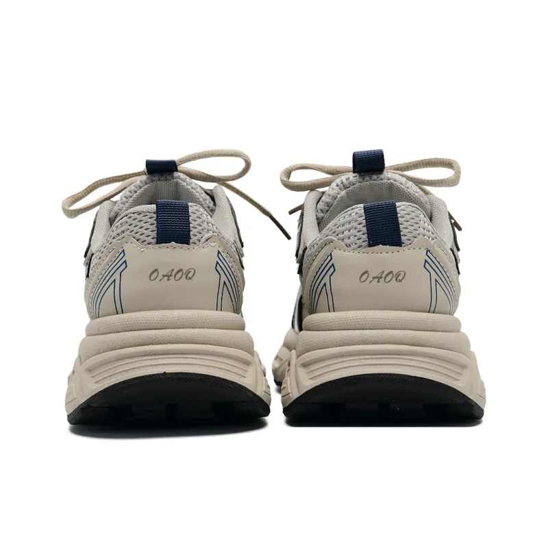 OAOQ Chunky Sneakers Unisex Low Top Blue/White-4