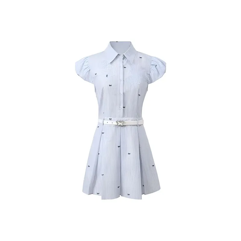 DOSOHEB Short Sleeved Dress Women's-0