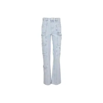 ISABEL MARANT Logo Patch Flared Jeans