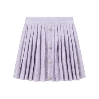 Self portrait Casual Short Skirts Women's Lilac