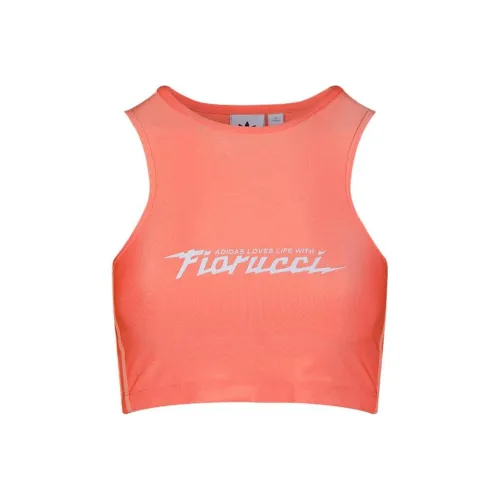 Adidas Sleeveless Sports Shirts Women's Orange