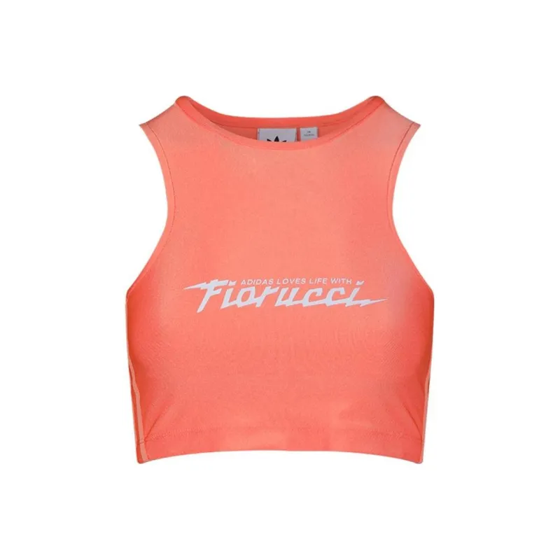 Adidas Sleeveless Sports Shirts Women's Orange-0