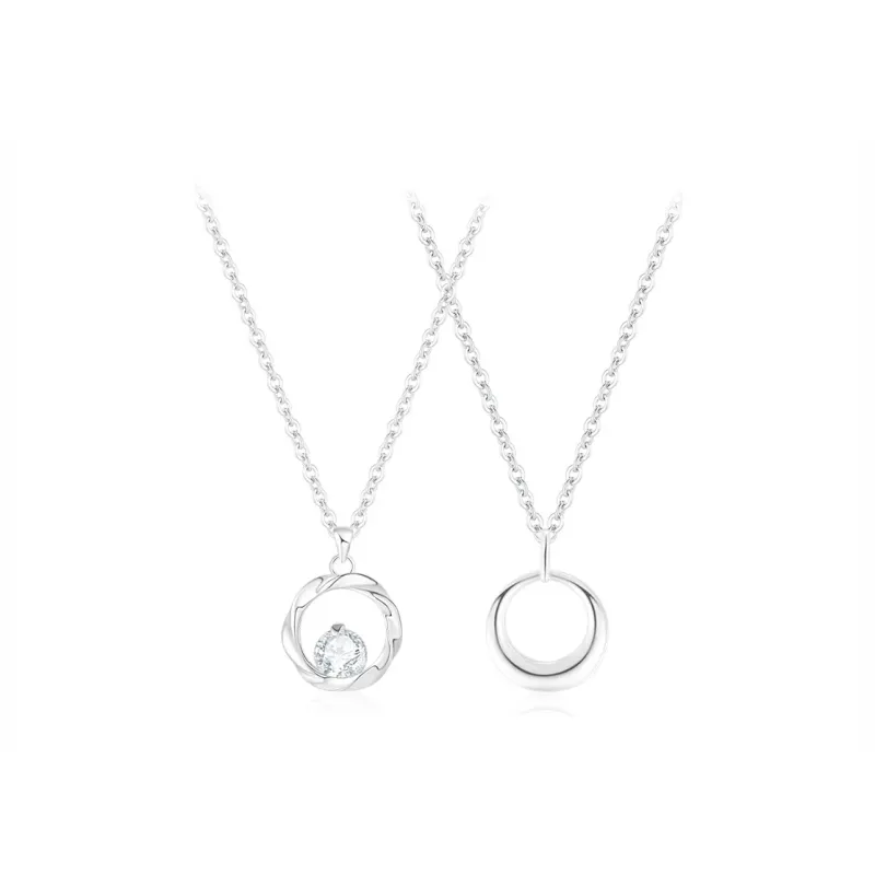 CHINA GOLD 999 Fine Silver Necklaces Unisex-0
