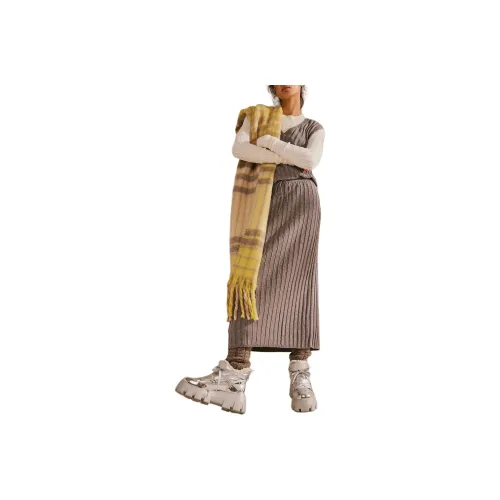 FREE PEOPLE Veda Sweater Set Skirt Set Women's Gravel/Stone Color
