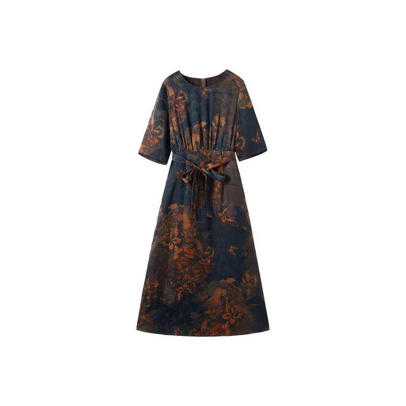 Hang Yi Court Short Sleeved Dress Women's-2