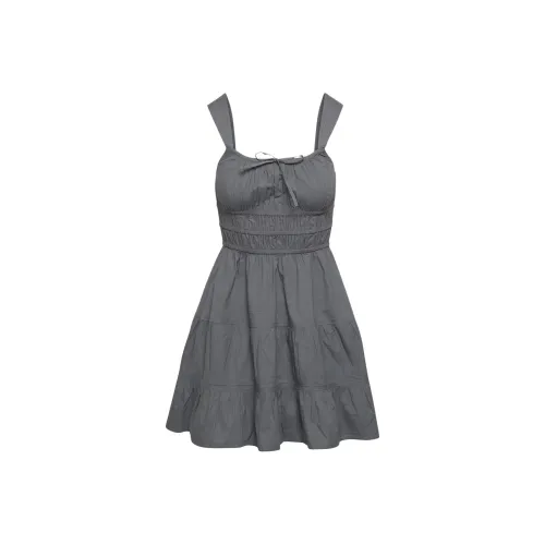 ARITZIA Sunday Best Martine Poplin Dress Slip Dresses Women's Vintage Navy/Classic Marine Blue