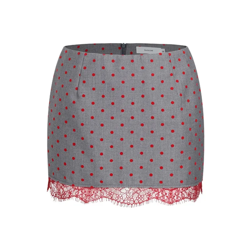 Barb Chill Casual Short Skirts Women's Gray-0