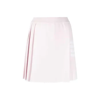 THOM BROWNE 4 Bar High Waist Pleated Skirt