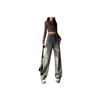 YINLEI Jeans Women's Concrete Gray