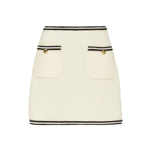 MIU MIU FW22 Casual Short Skirts Women's Ecru