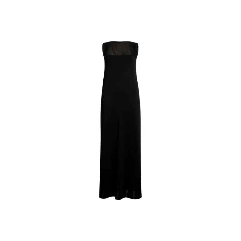 KHAITE SS25 Ruslan Dress Sleeveless Dress Women's Black-0