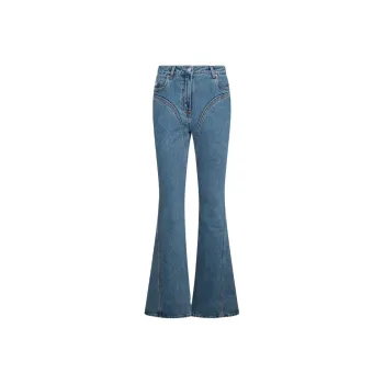 Mugler Washed Flared Jeans