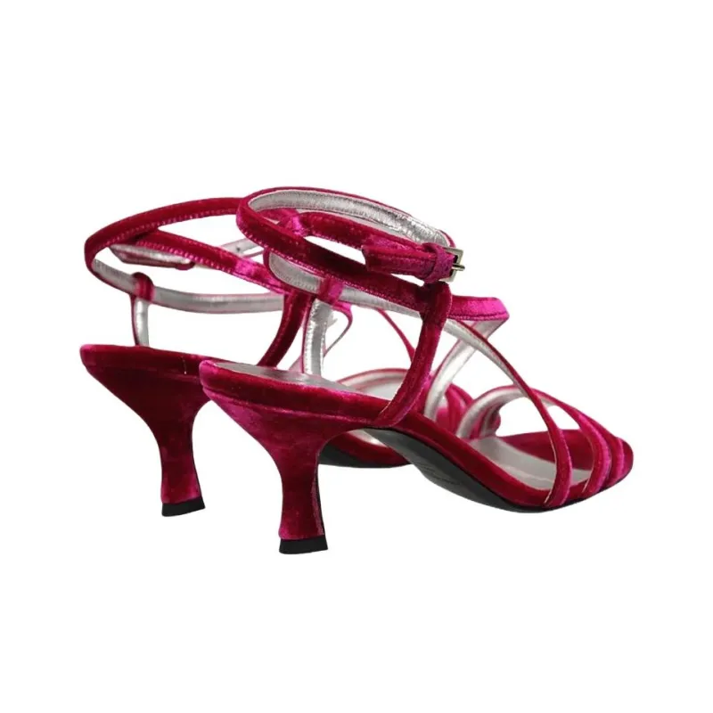 INES DE LA FRESSANGE Sandales One Strap Sandals 6cm Women's Pink-4