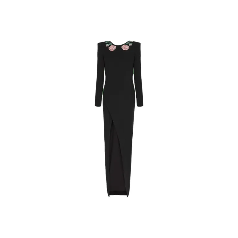 BALMAIN Sequinned Backless Gown-0