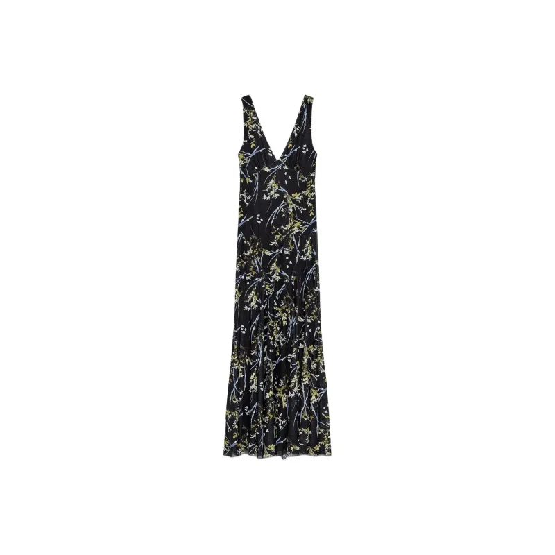 ZARA Sleeveless Dress Women's Black-0