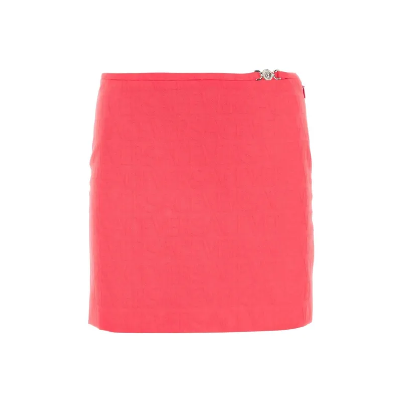 VERSACE Medusa Head motif Virgin Wool Skirt-0