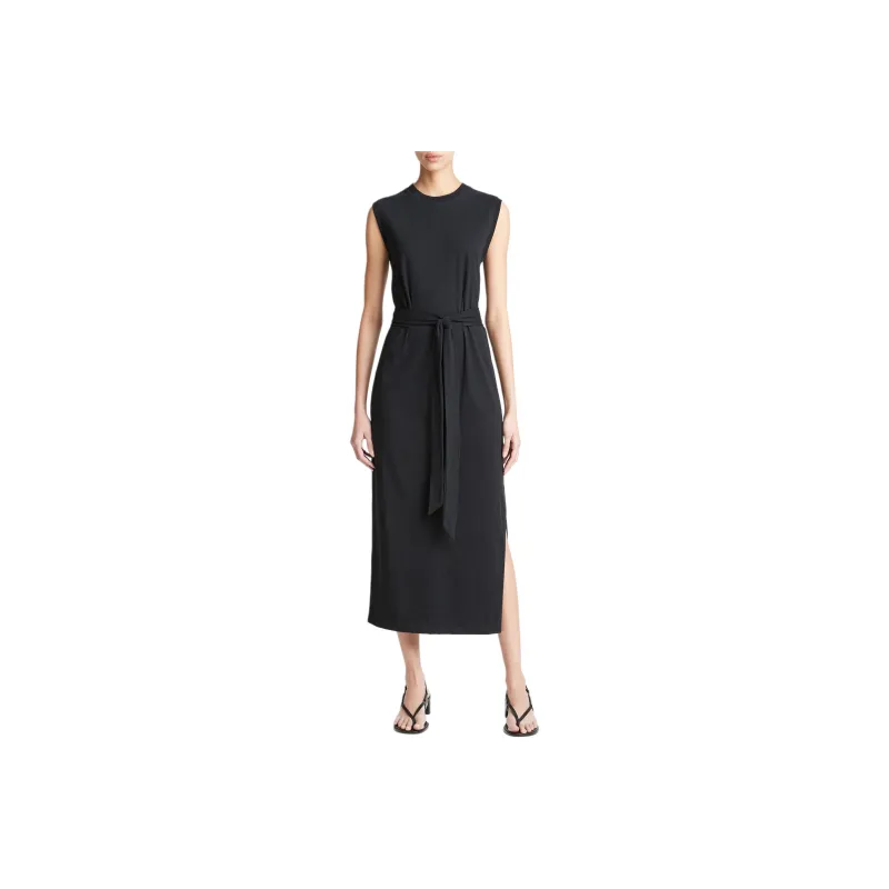 VINCE Sleeveless Dress Women's Black-0