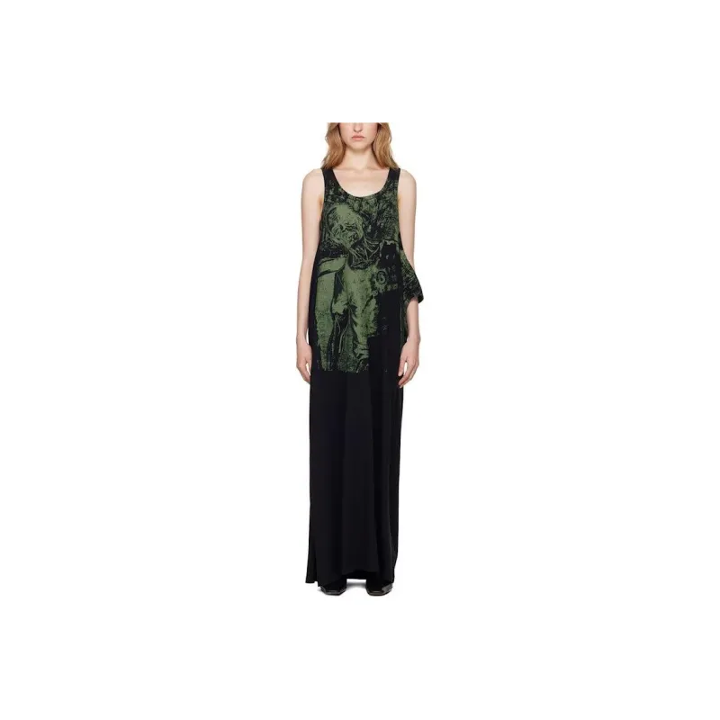 MM6 Maison Margiela Asymmetric Maxi Dress-0