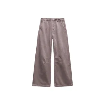 ZARA Trf Jeans Women's Eggplant Purple