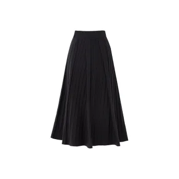 SOON FLOWER Casual Long Skirt Women's Black