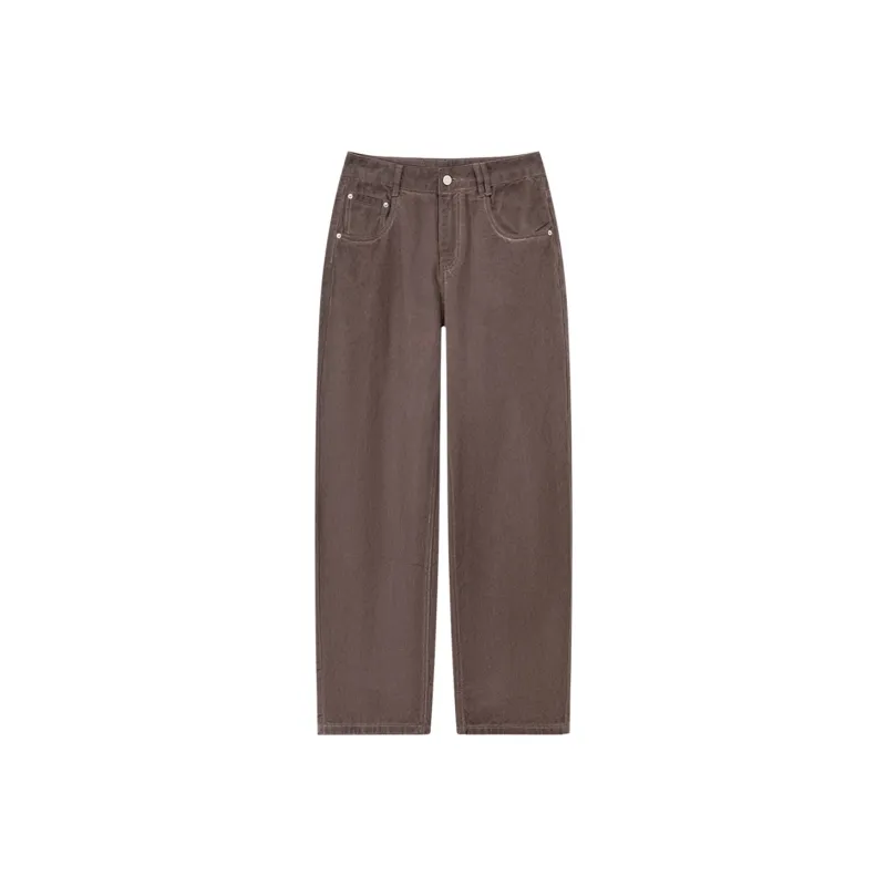 NO ONE ELSE Jeans Women's Burgundy-0