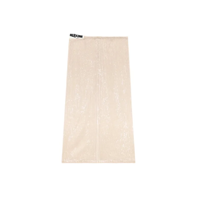 Courrèges Glitter Long Skirt-0