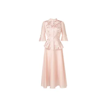 Duffy Fashion Skirt Set Women's Orange Pink