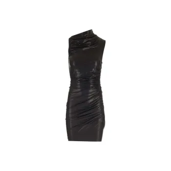 RICK OWENS Draped Mini Dress