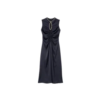 Sandro Rhinestone embellished Midi Dress