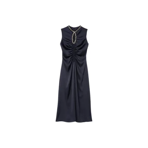 Sandro Rhinestone embellished Midi Dress