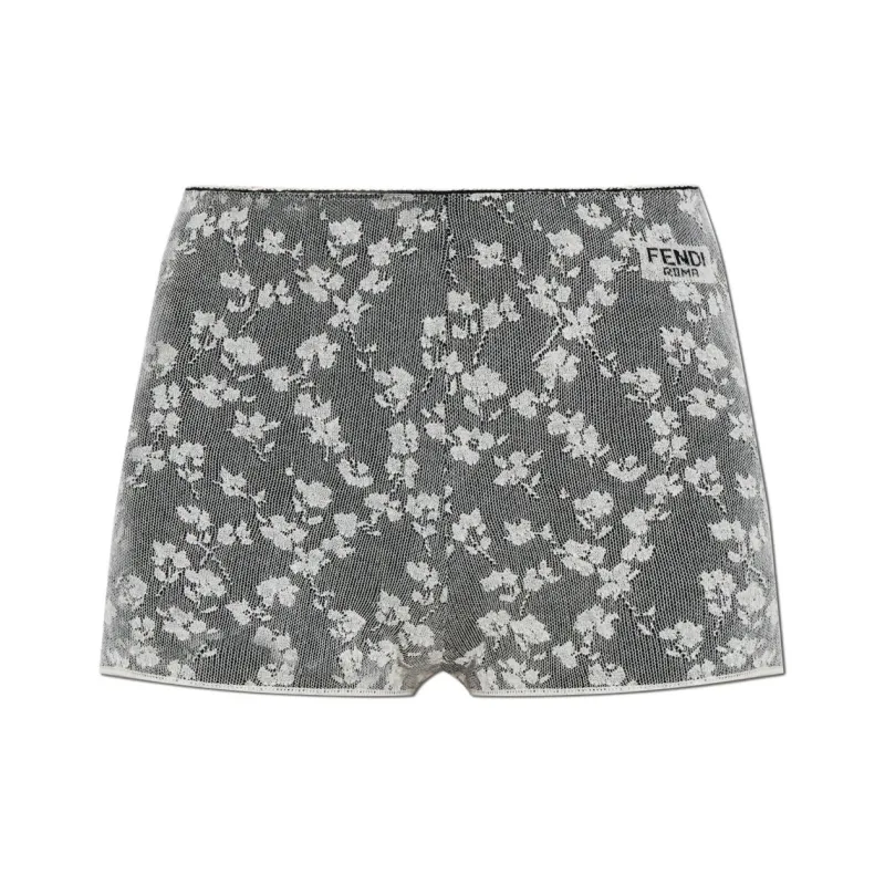 FENDI Casual Shorts Women's Gray-0