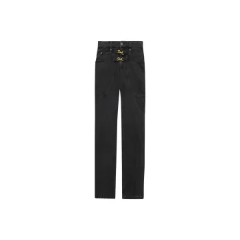 ISABEL MARANT Brinley Logo Patch Jeans