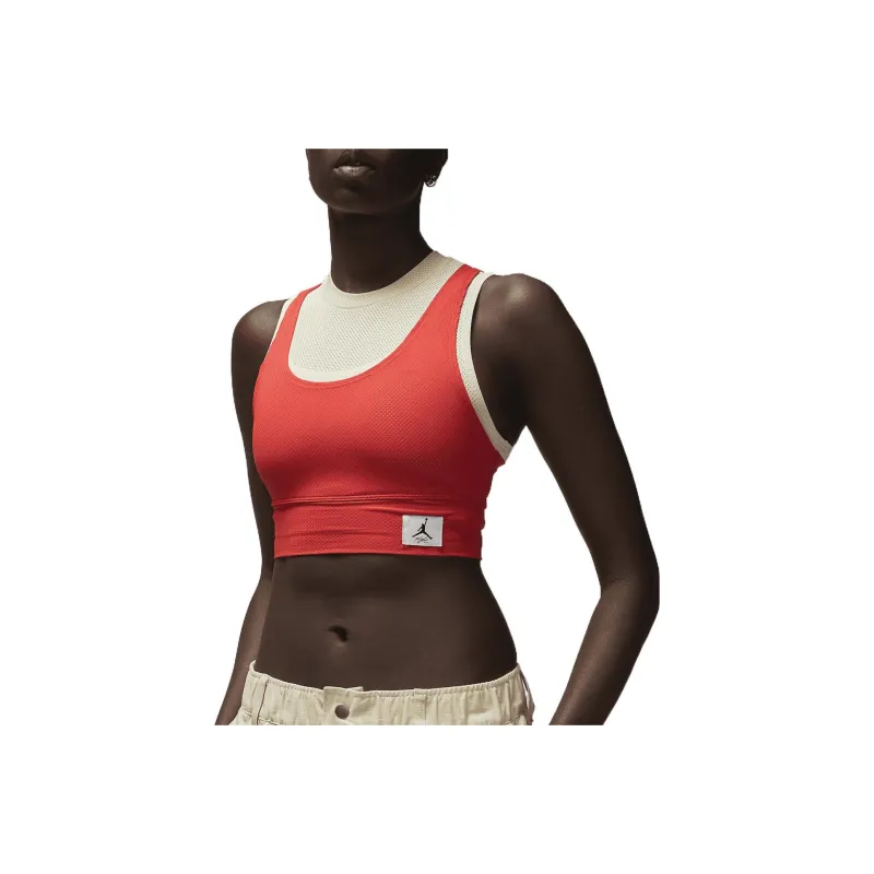 Jordan Sleeveless Sports Shirts Women's Red-0