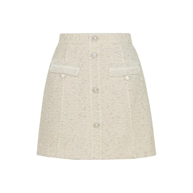 XG Casual Short Skirts Women's White-0