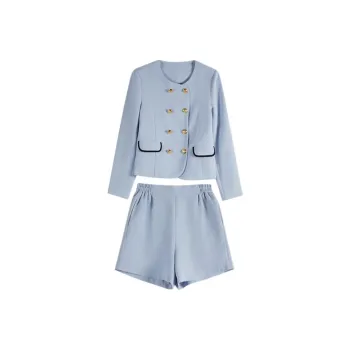 Emodues Casual Suit Women's Blue