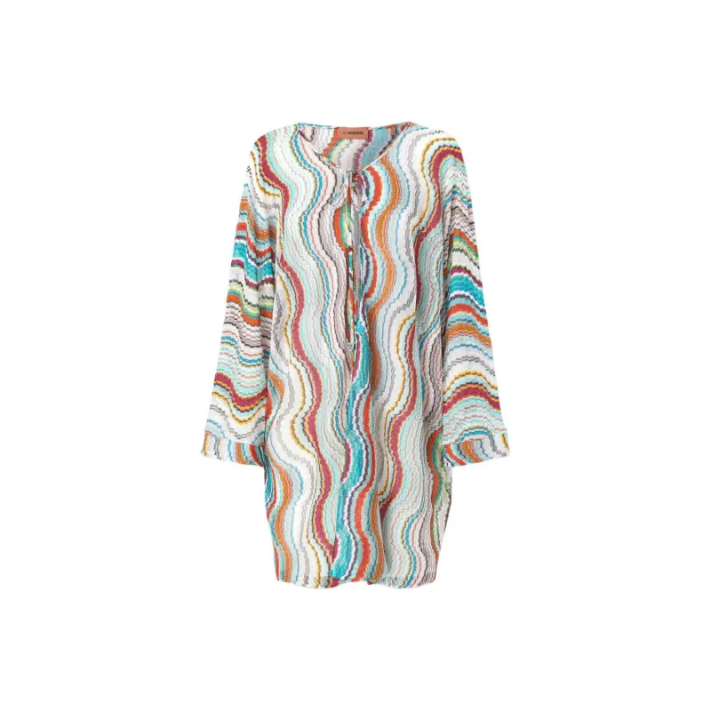 MISSONI Wave Lamé Beach Dress-0