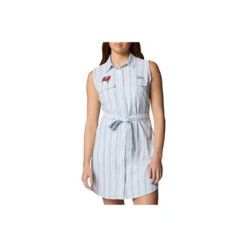 Columbia PFG Sun Drifter Sleeveless Dress Women's Carbon Stripes