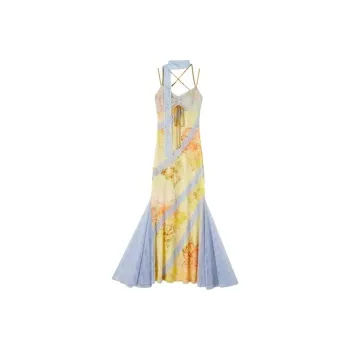 TIBINB Slip Dresses Women's