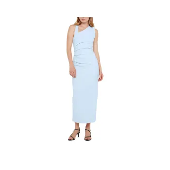 BEC+BRIDGE LETTY MIDI DRESS Sleeveless Dress Women's Dusty Blue/Gray Blue