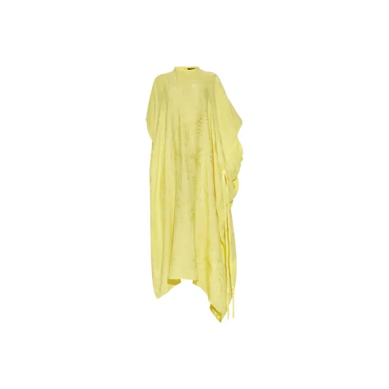 Balenciaga Crinkle Effect Draped Dress-0